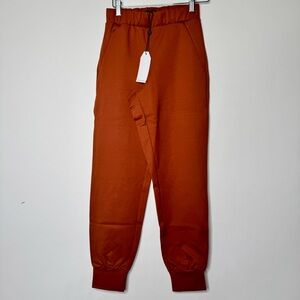 Universal Standard NEW Ponte Burnt Orange Joggers Women Size XS